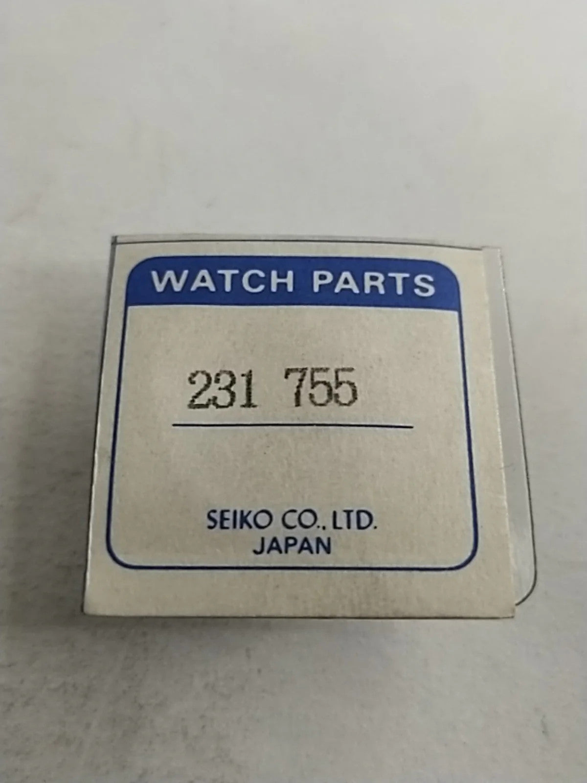 NOS Seiko Parts 231 755