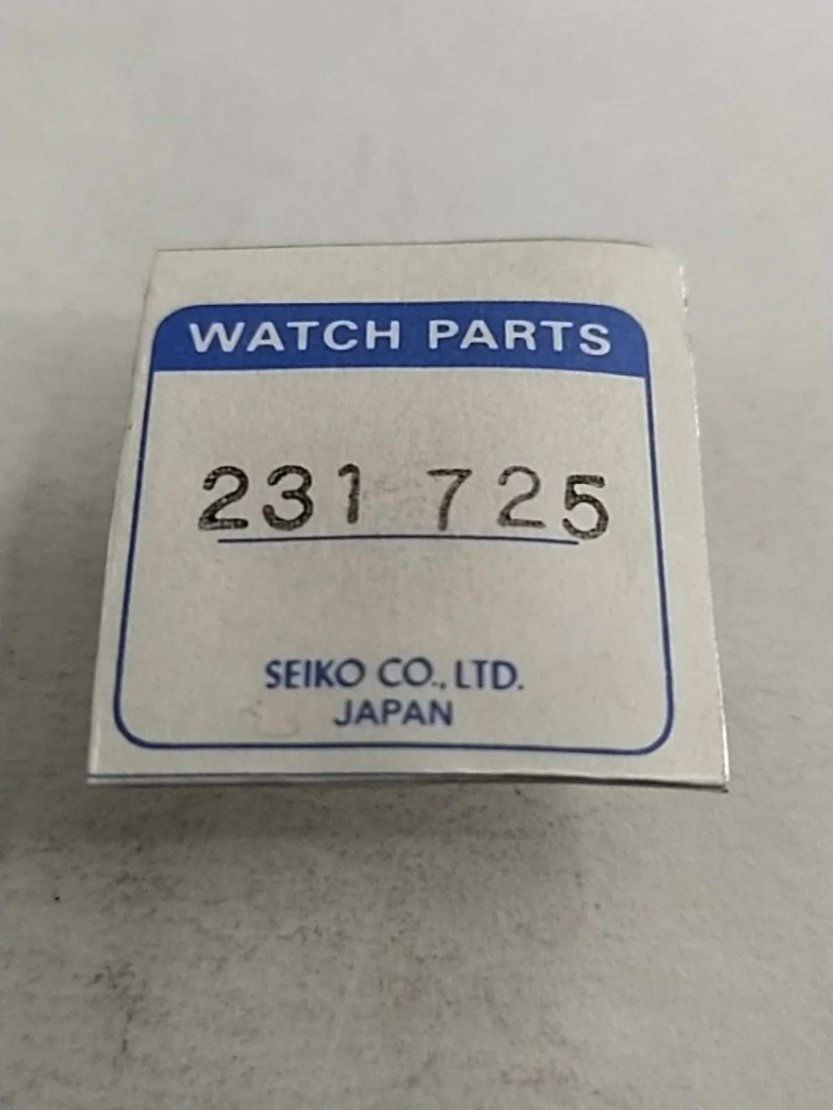 NOS Seiko Parts 231 725