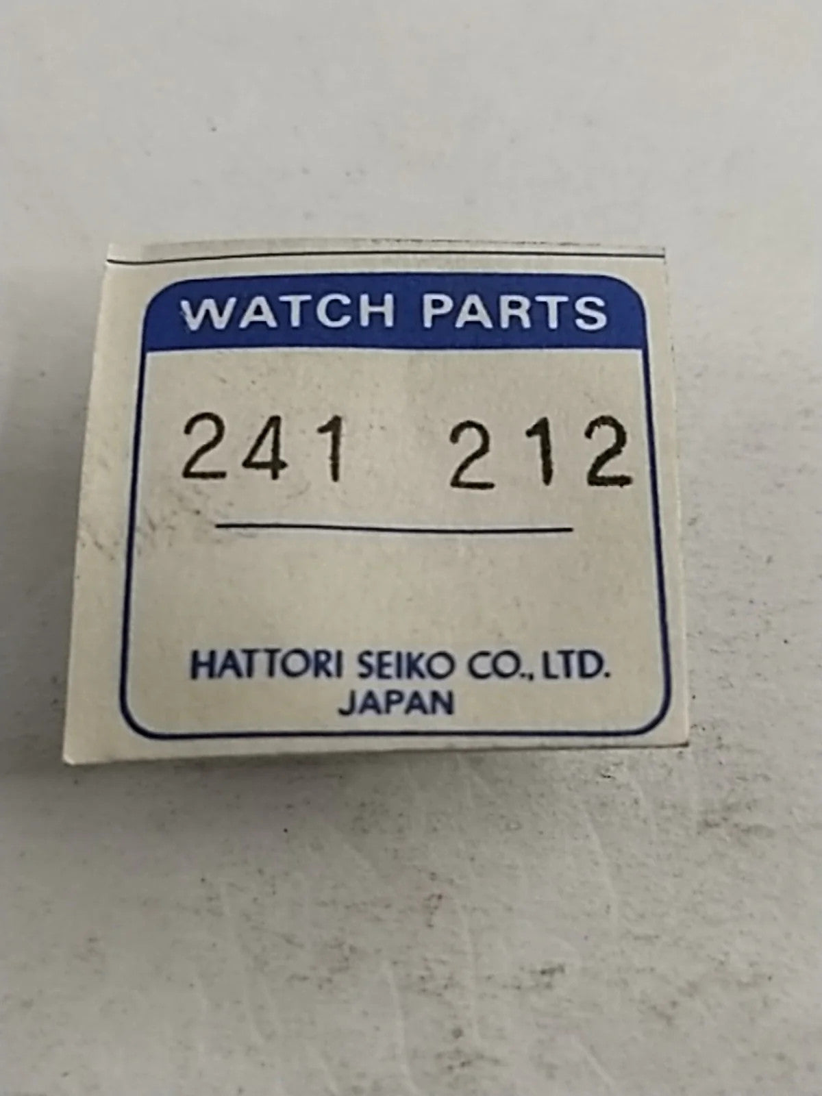 NOS Seiko Parts 241 212