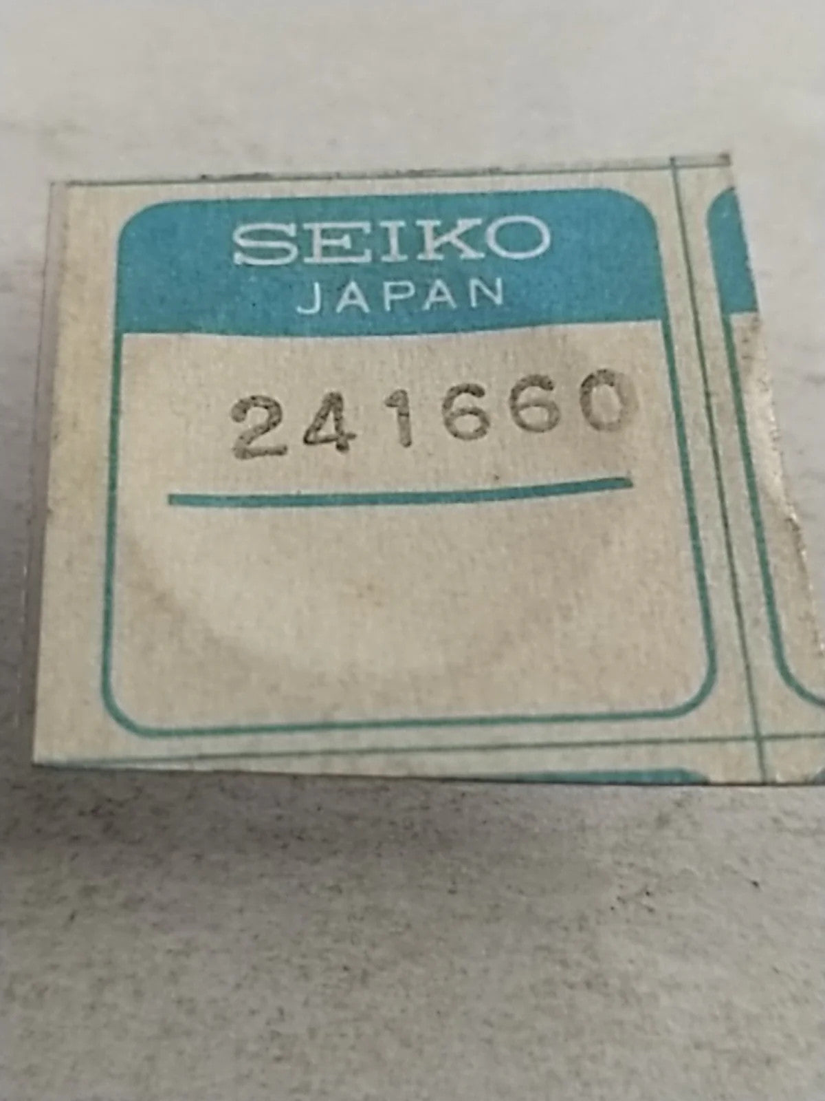 NOS Seiko Parts 241 660