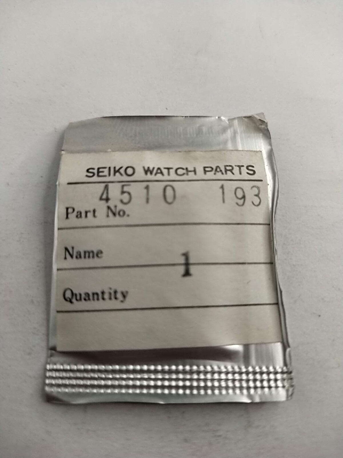 NOS Seiko 4510 193 Liquid Crystal Panel LCD Cal /A439A/