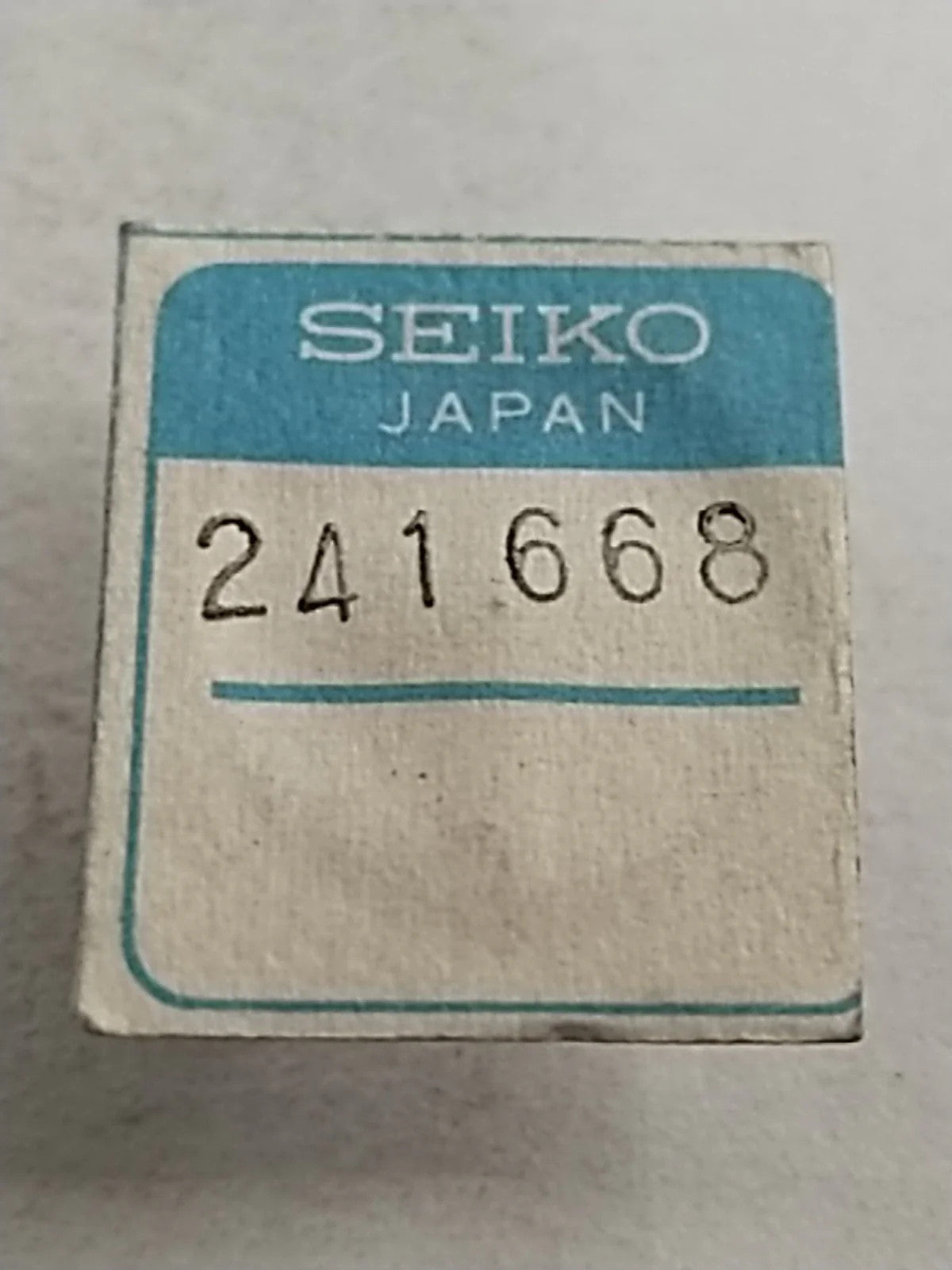 NOS Seiko Parts 241 668
