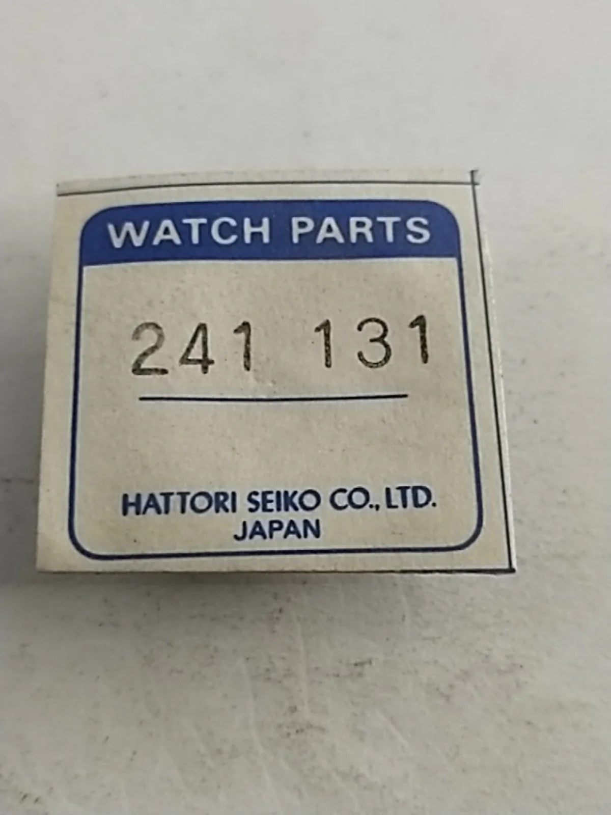 NOS Seiko Parts 241 131