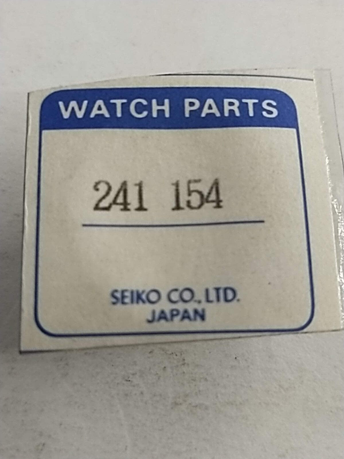 NOS Seiko Parts 241 154