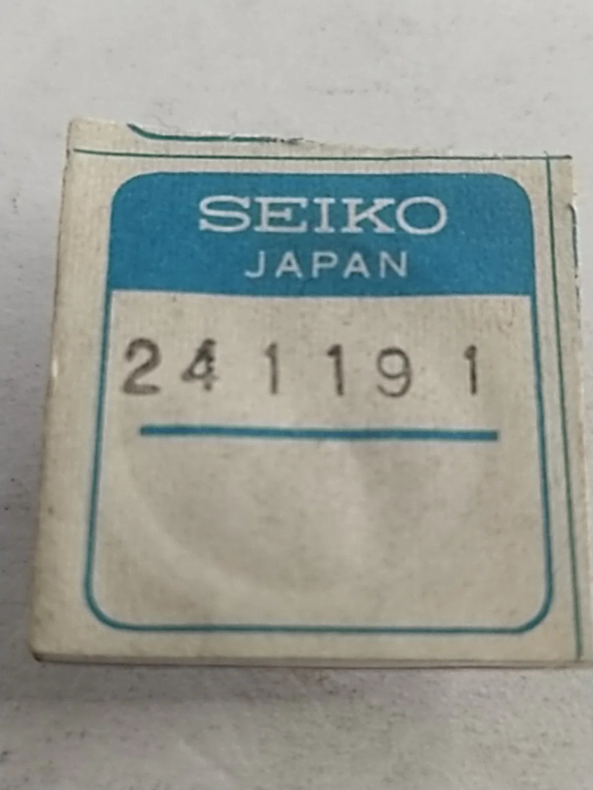 NOS Seiko Parts 241 191