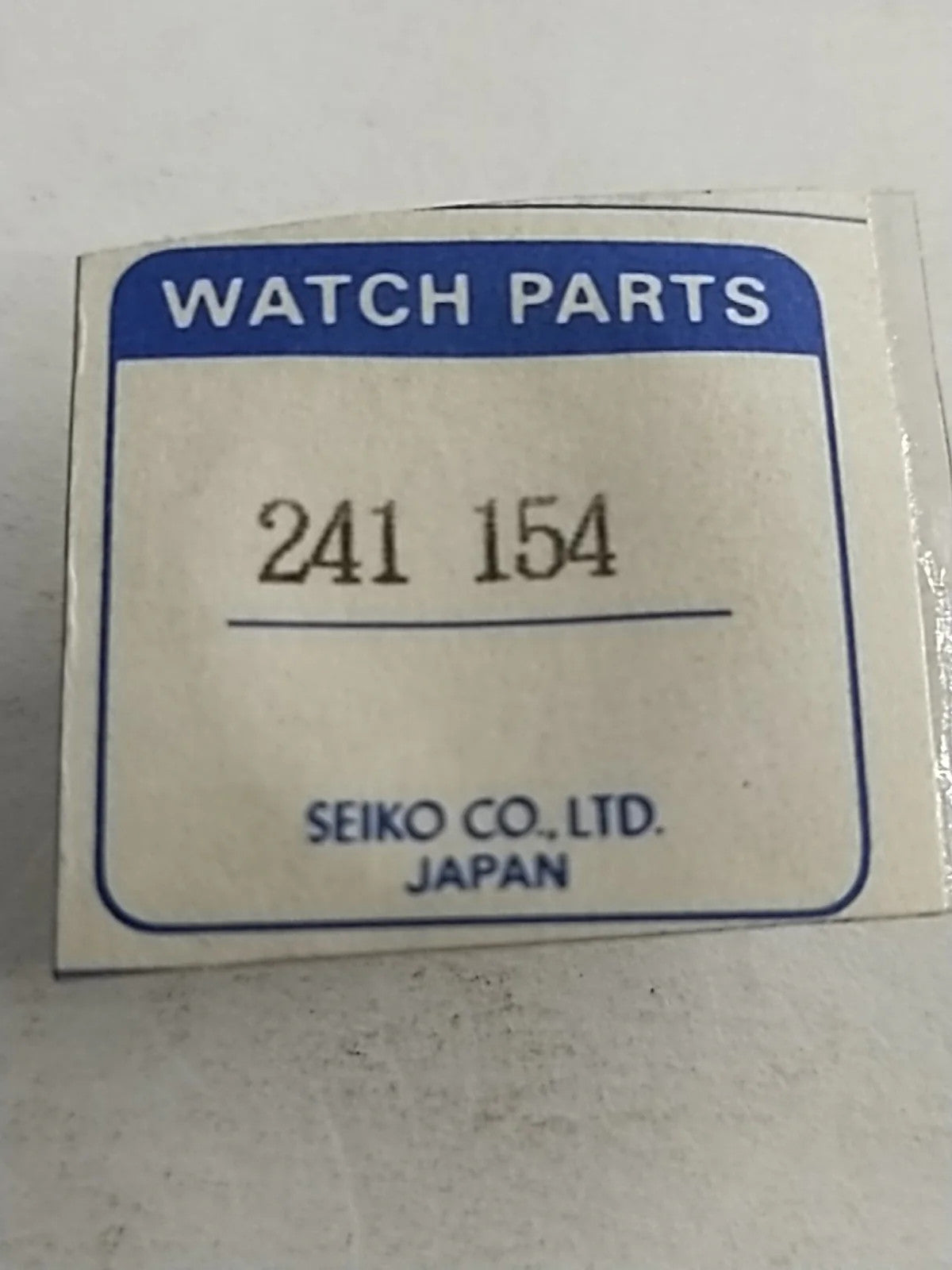 NOS Seiko Parts 241 154