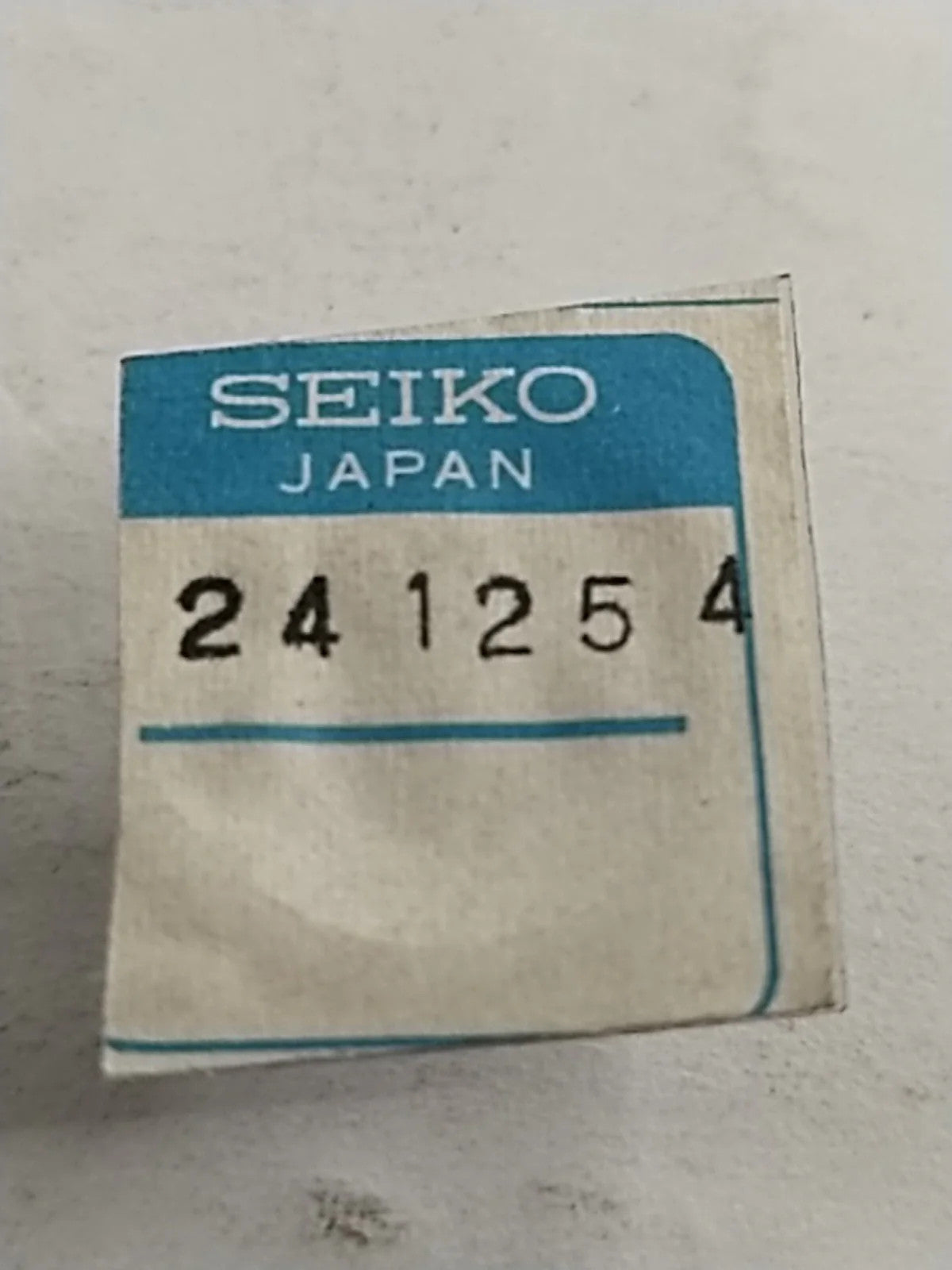 NOS Seiko Parts 241 254