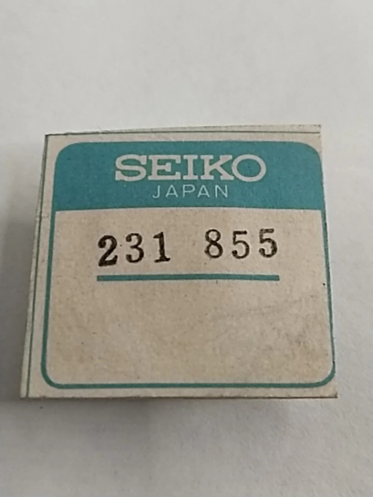 NOS Seiko Parts 231 855
