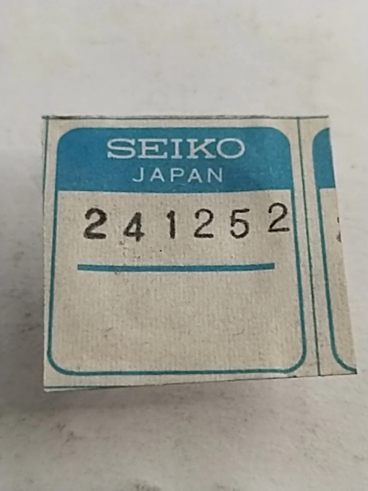 NOS Seiko Parts 241 252
