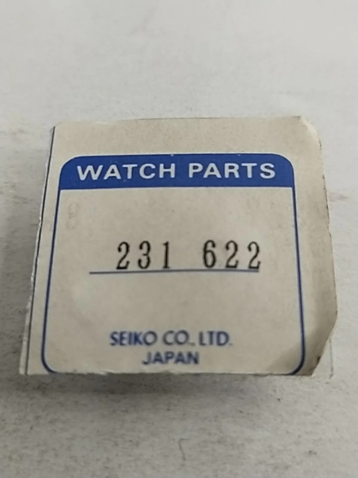 NOS Seiko Parts 231 622