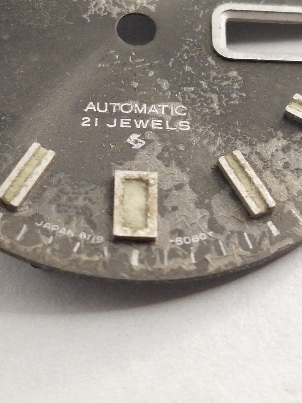 Original Seiko 5 Dial 6119-8080T gray color / used
