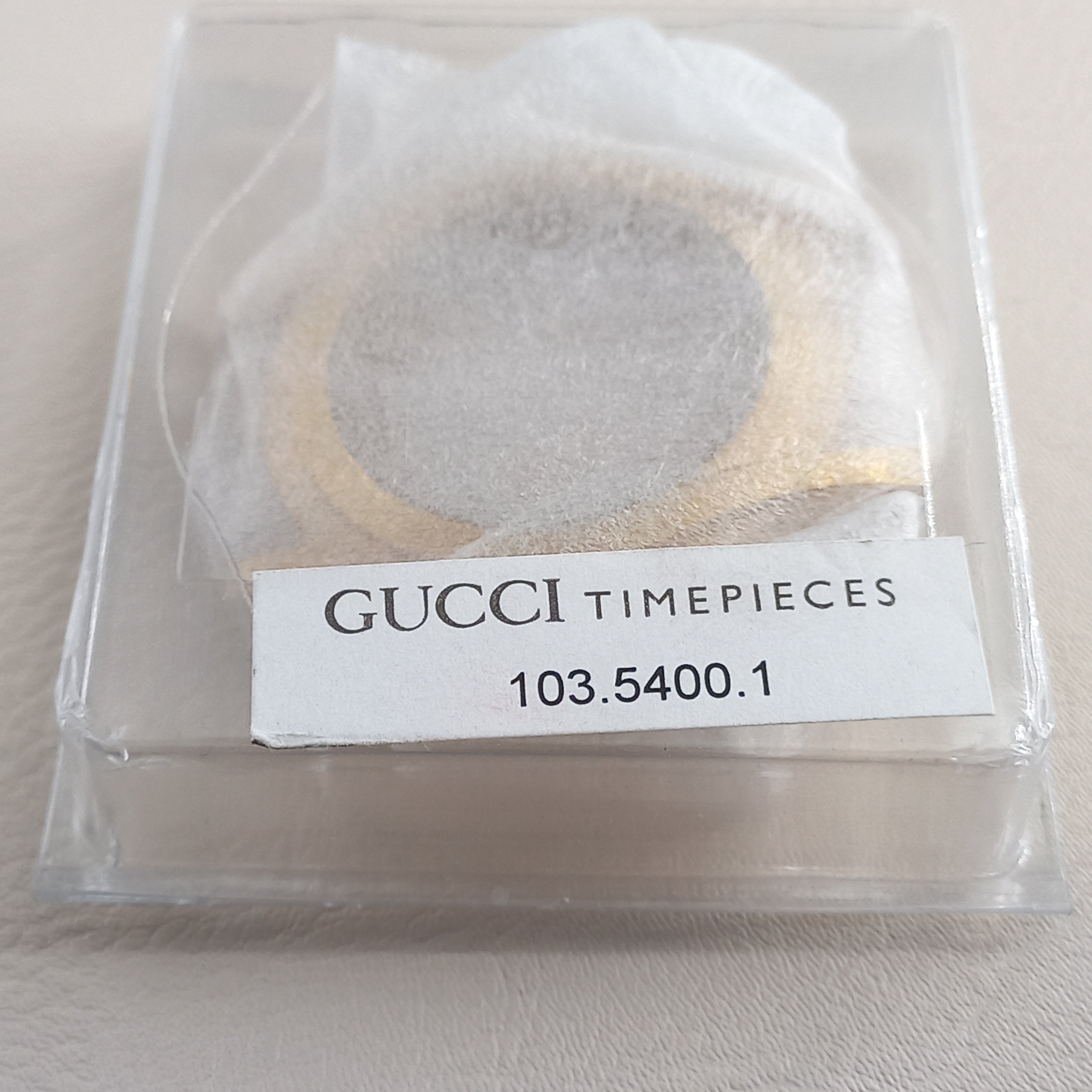 GUCCI GOLD-TONE WATCH CASE & CASE BACK NO. 103.5400.1
