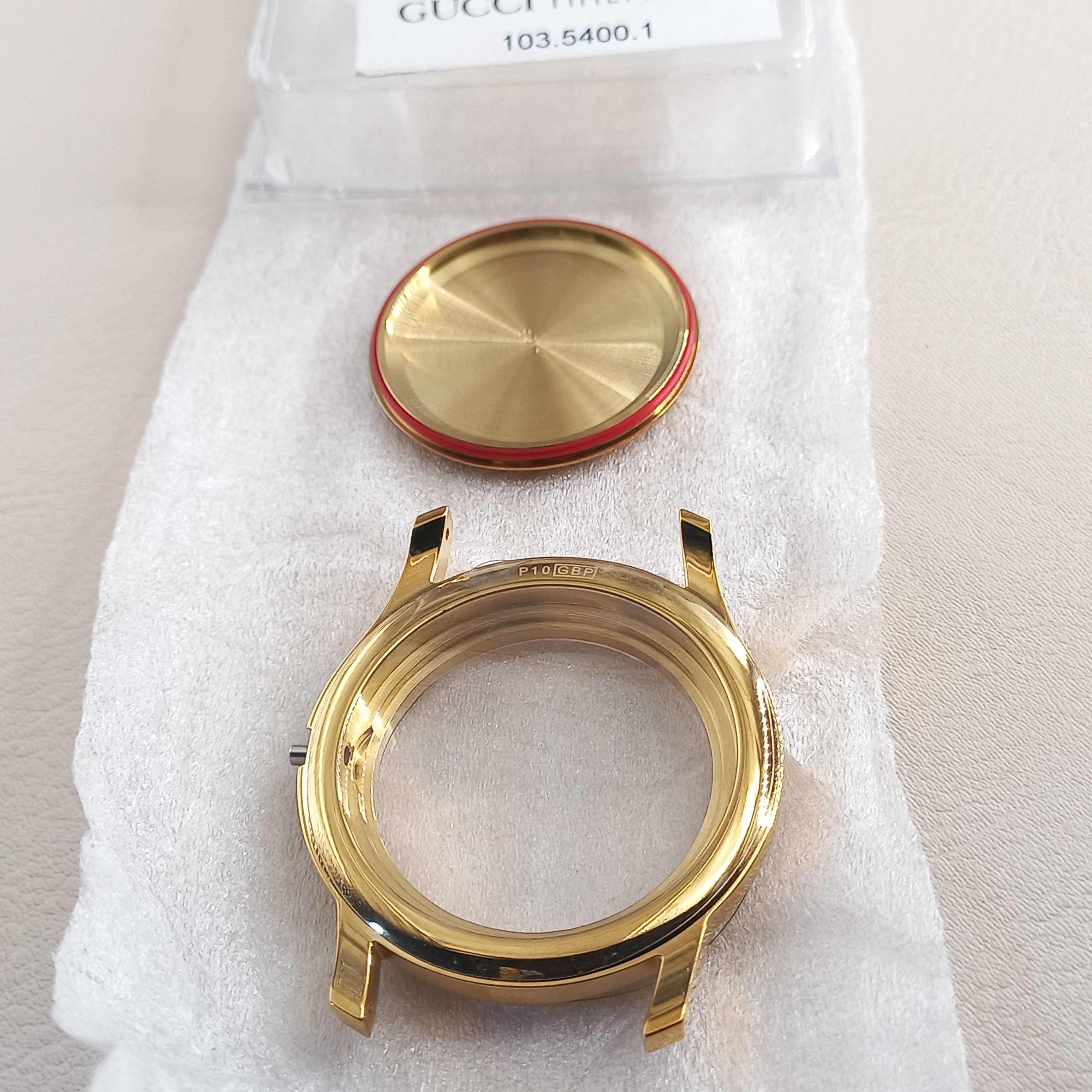 GUCCI GOLD-TONE WATCH CASE & CASE BACK NO. 103.5400.1