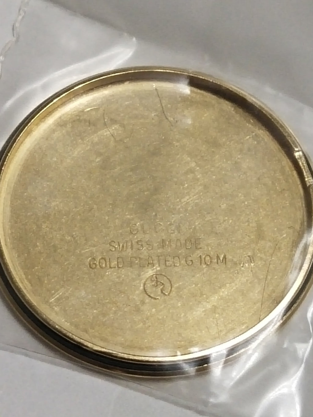 GUCCI Original /  Case Back/ Part No. 5300M/ Gold color 