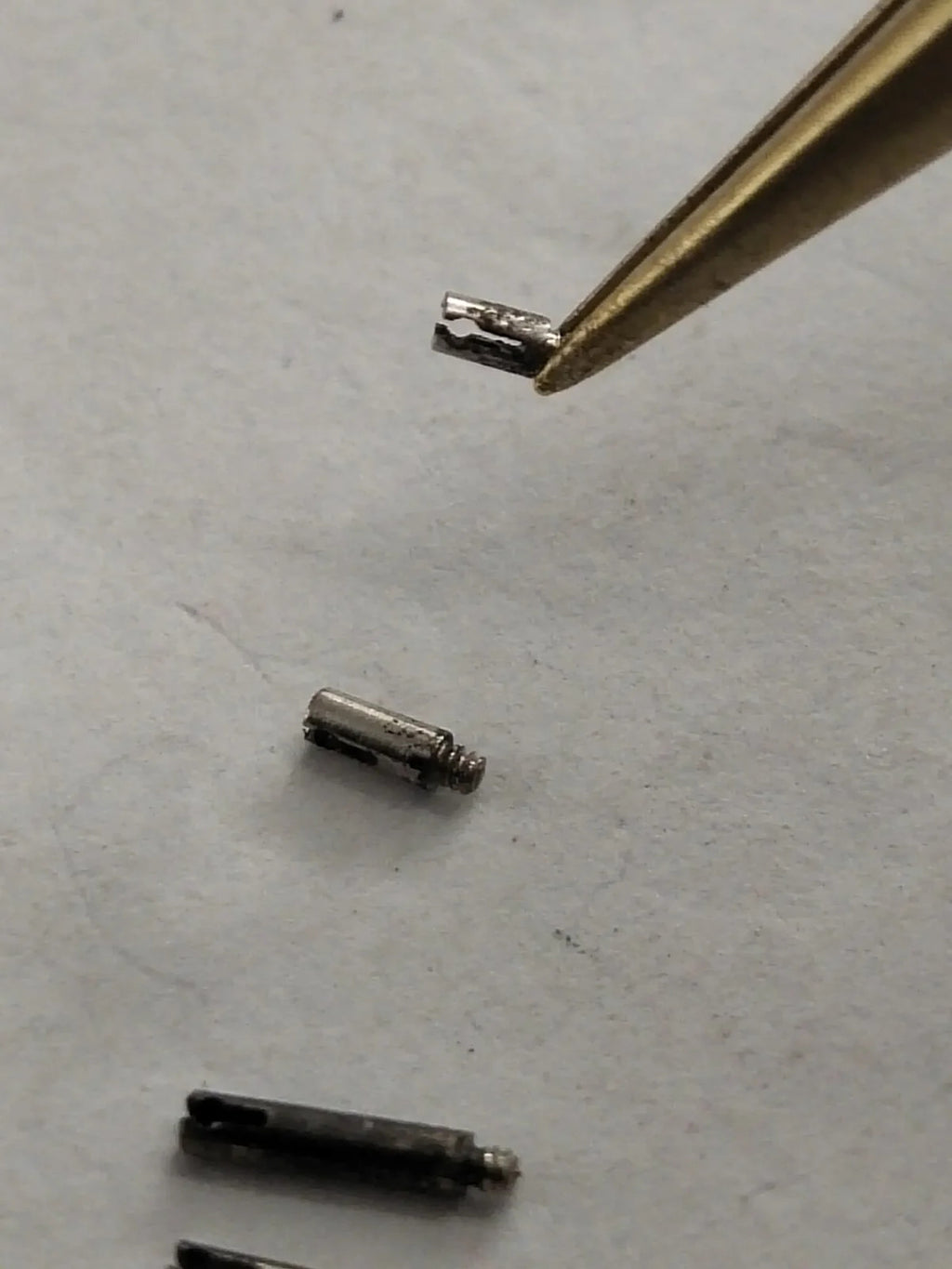 Cartier Split Hand Setting Stem , Crawn Said / For Santos / Used /1ps