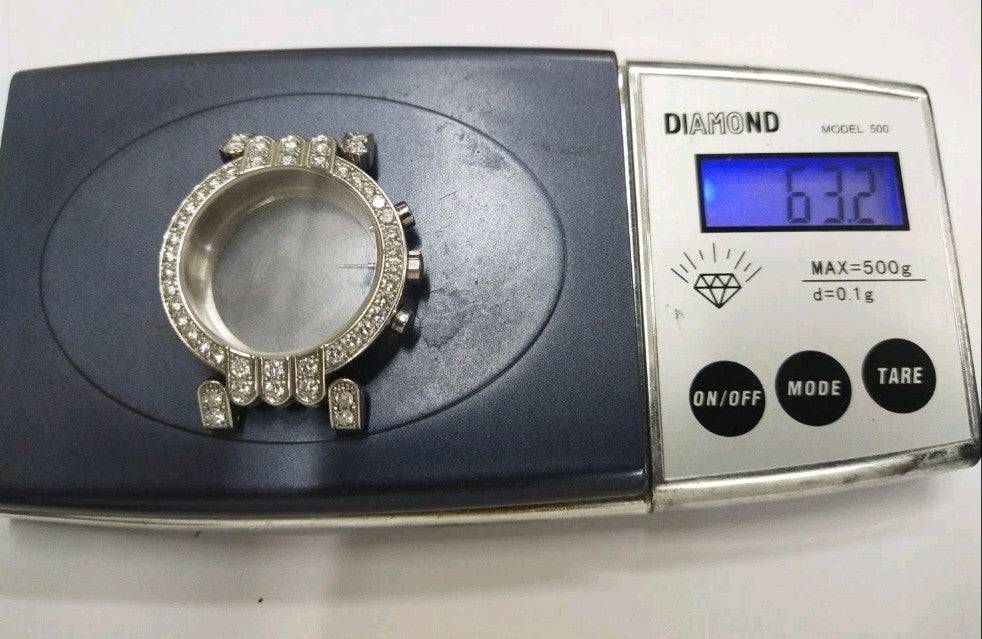 Harry Winston /Complete  Case platinum 950 with Diamonds / Used 
