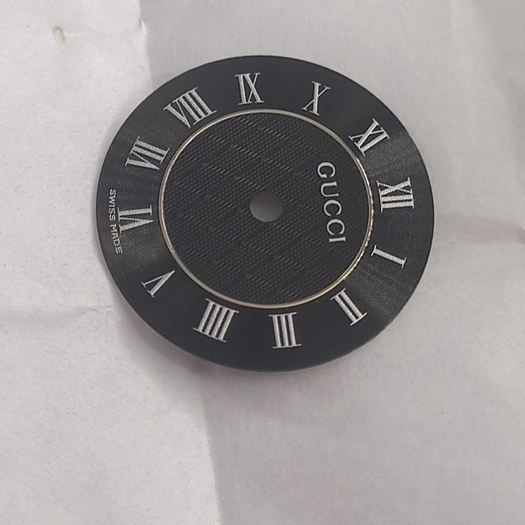 GUCCI Original/ CADRAN NOIR 051.ACIER 2000L / Part No. 051.A356/ black color 