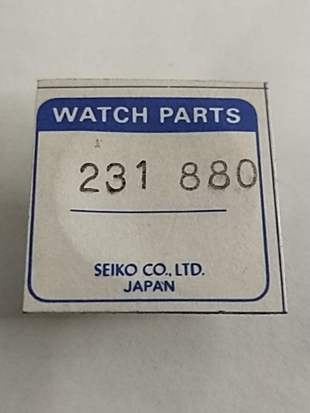 NOS Seiko Parts 231 880