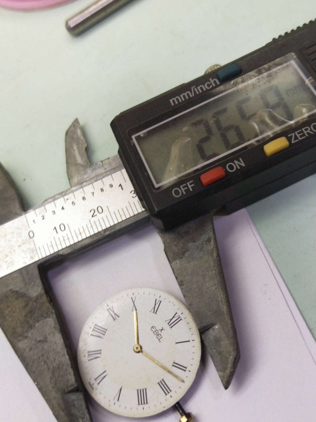 Carter/ EBEL /Movement 81 with dial with hands with  crown ... used / Full work 