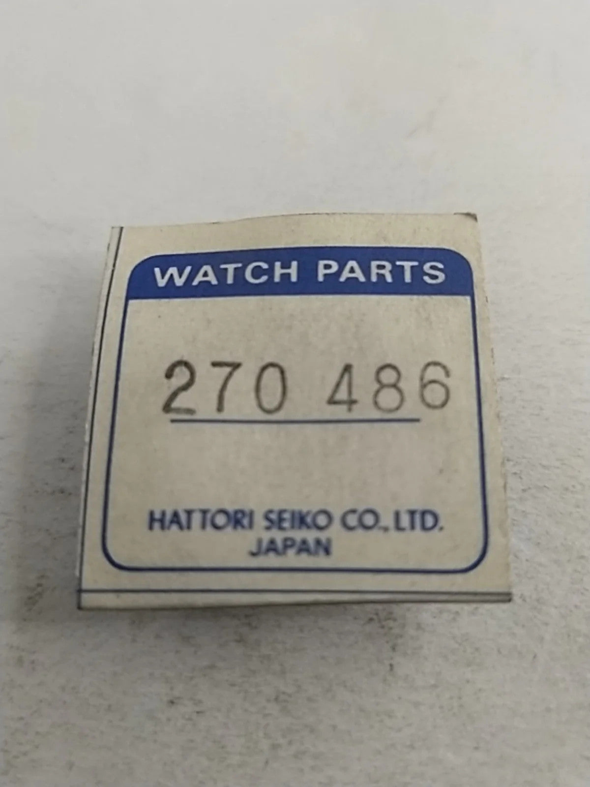 NOS Seiko Parts 270 486