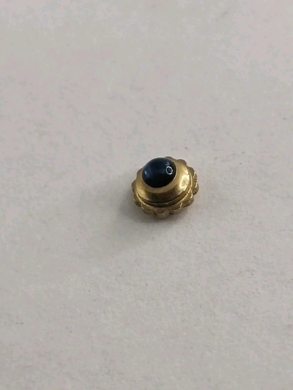 Original Cartier Crown With blue stone for Tank Must/4mm / used