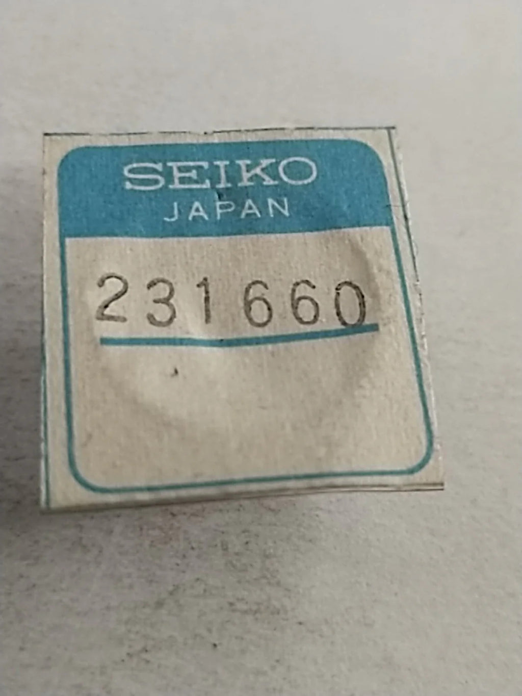NOS Seiko Parts 231 660