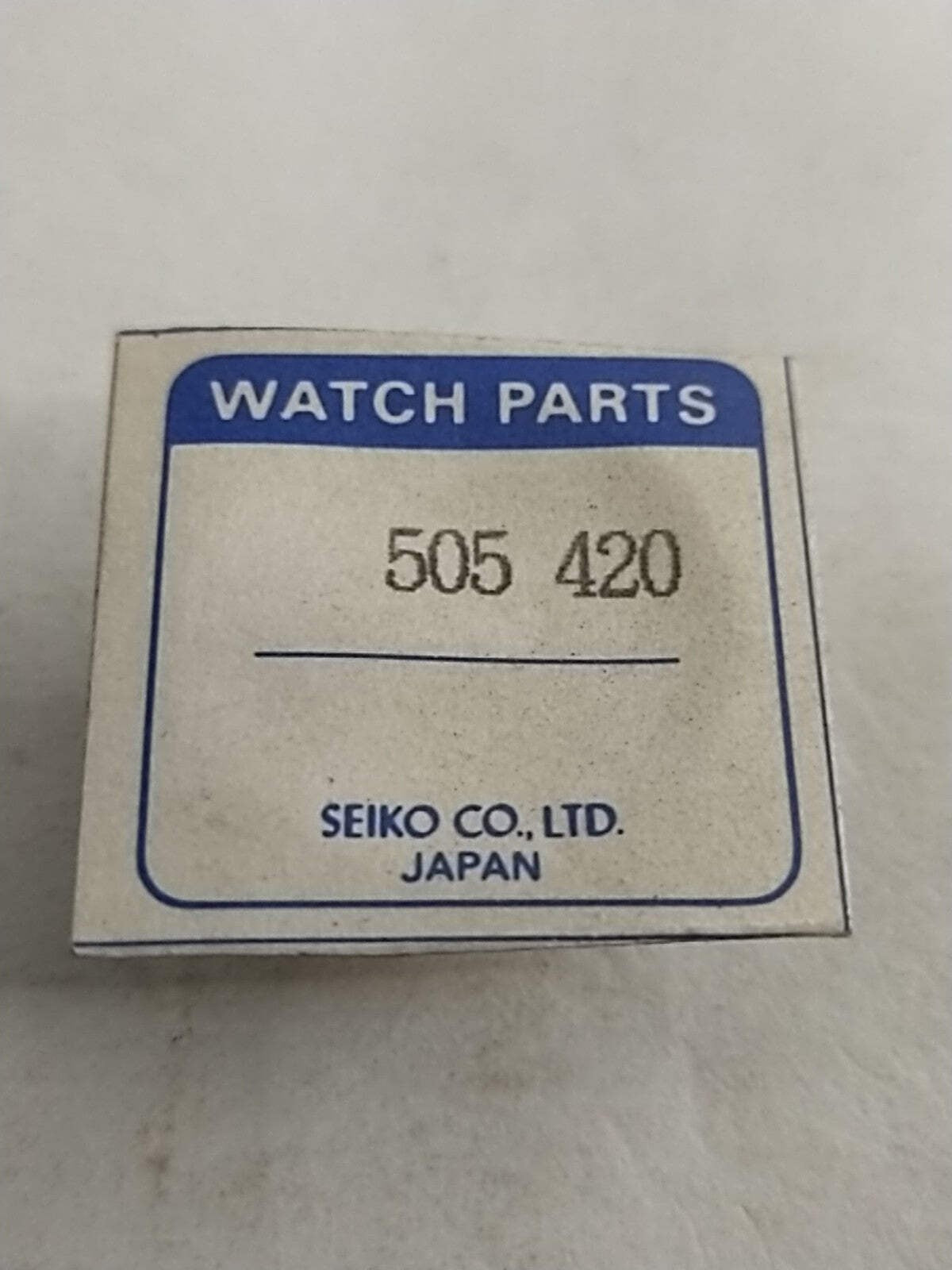 NOS Seiko Parts 505 420 / transmission wheel