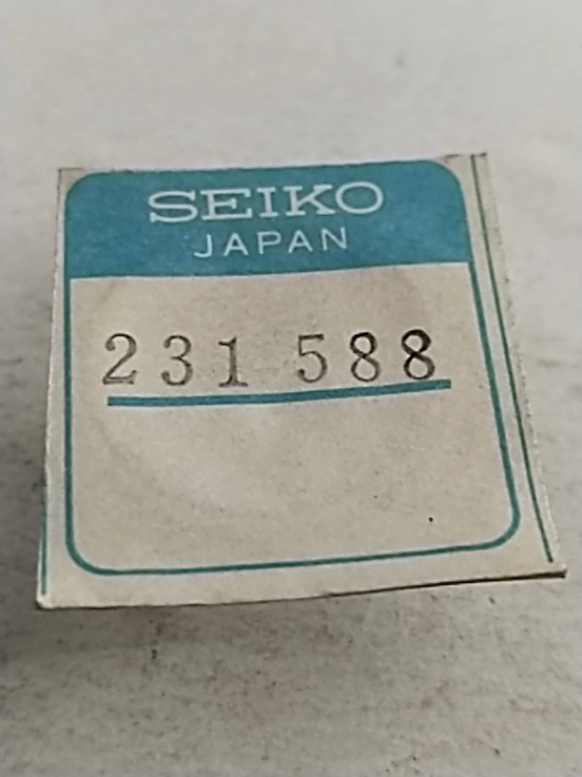 NOS Seiko Parts 231 588