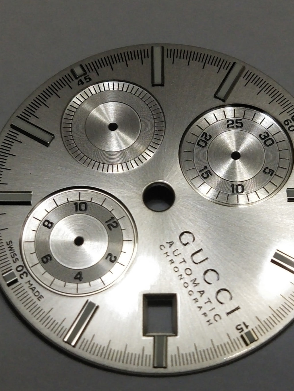 GUCCI Original /  chronograph Dail   / Part No. YDA 05194/  silver color  