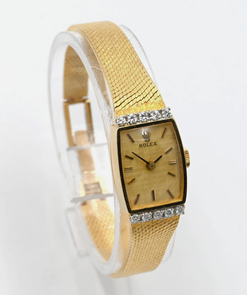 Rolex 8420 Ladies 14K Gold Cocktail Watch – Estate Find w/ Box & Docs