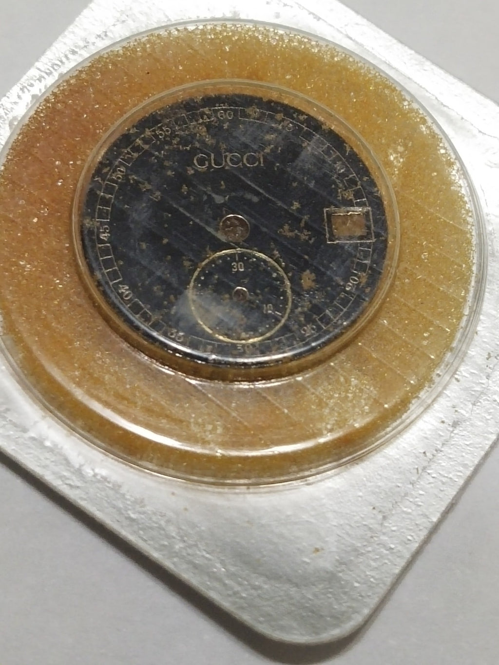 GUCCI Original / Dail / Part No. 051.163 / black color sealed package 