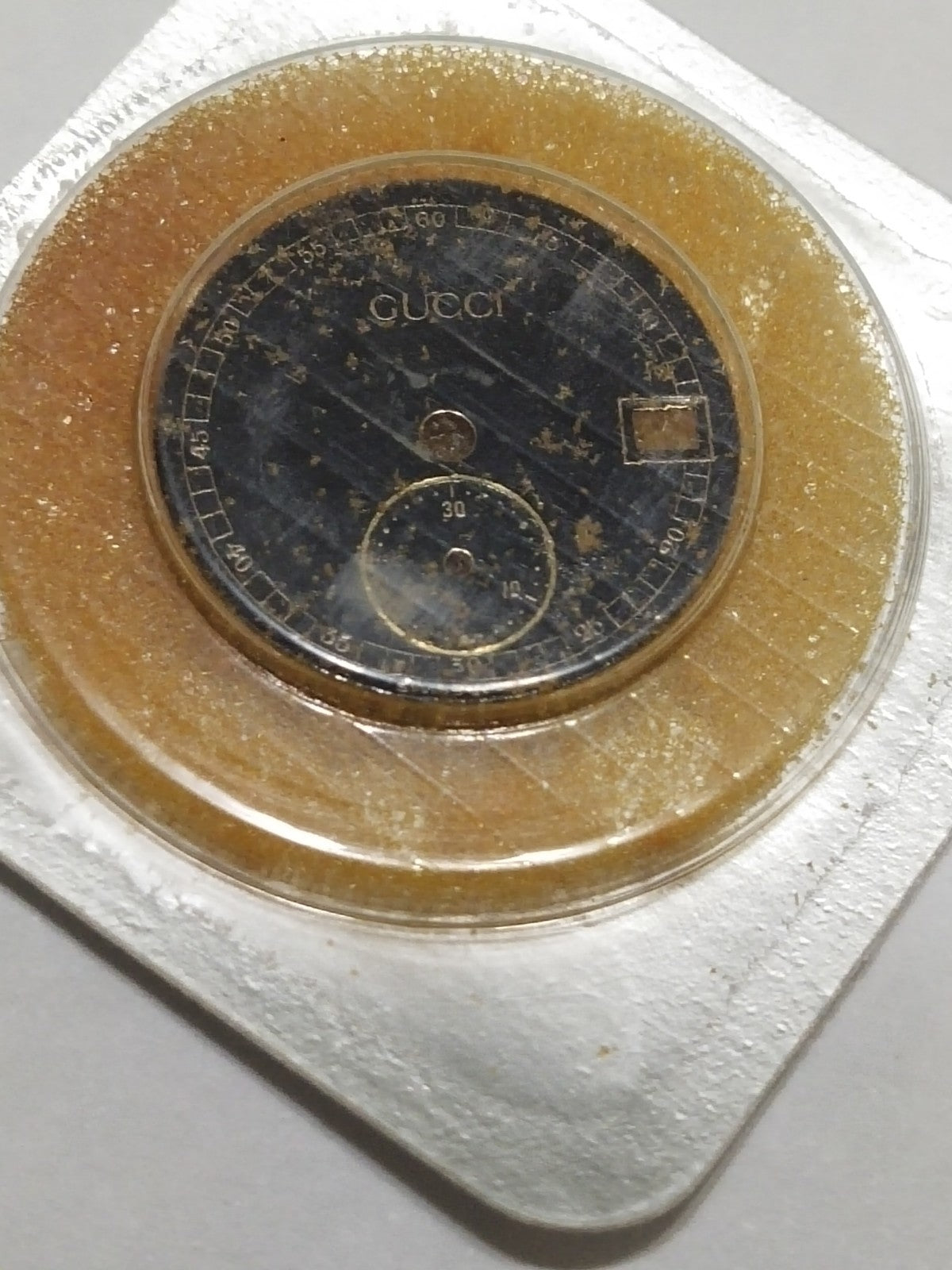 GUCCI Original / Dail / Part No. 051.163 / black color sealed package 