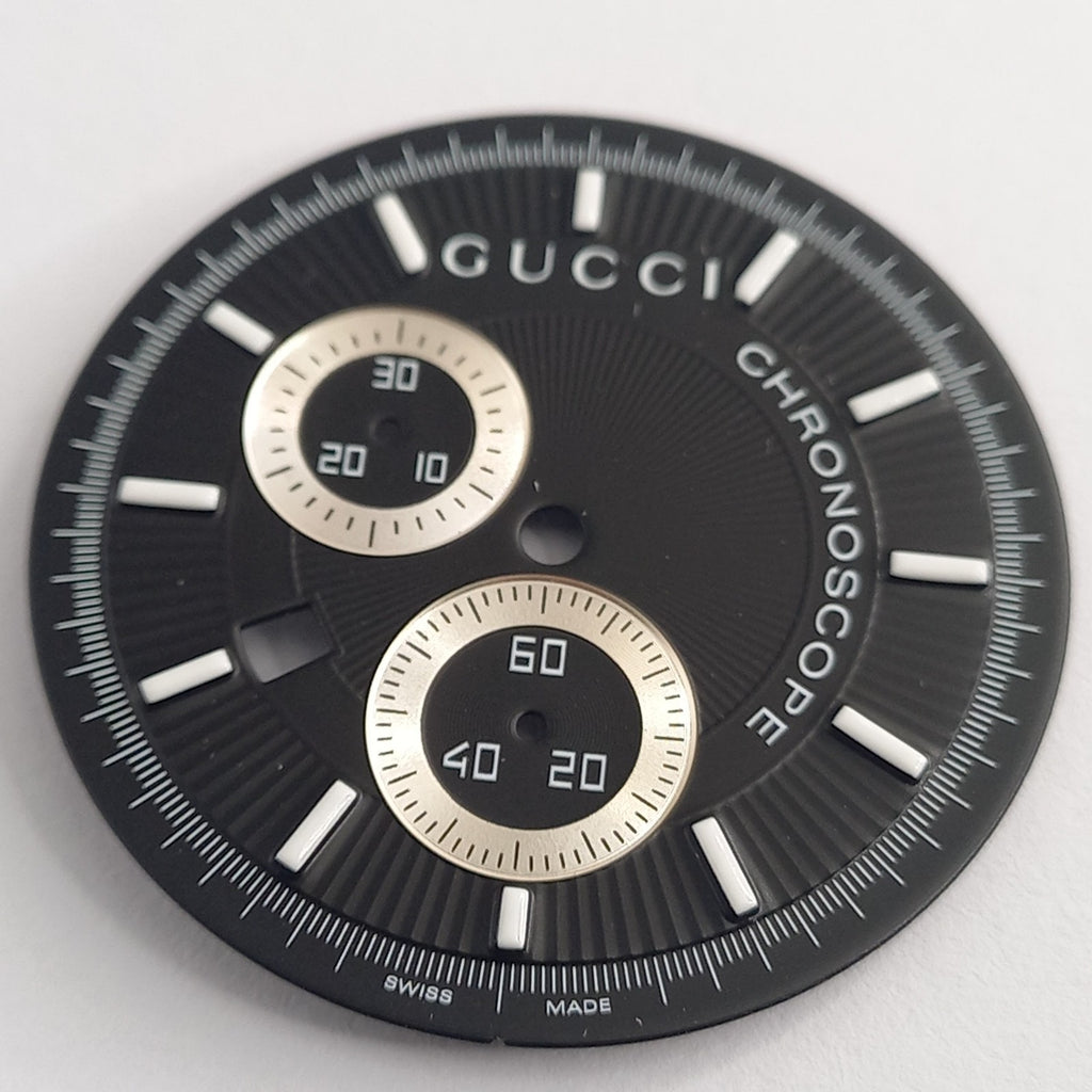 GUCCI Original /  chronograph Dail   / Part No. YDA 05056/  BLACK Color 