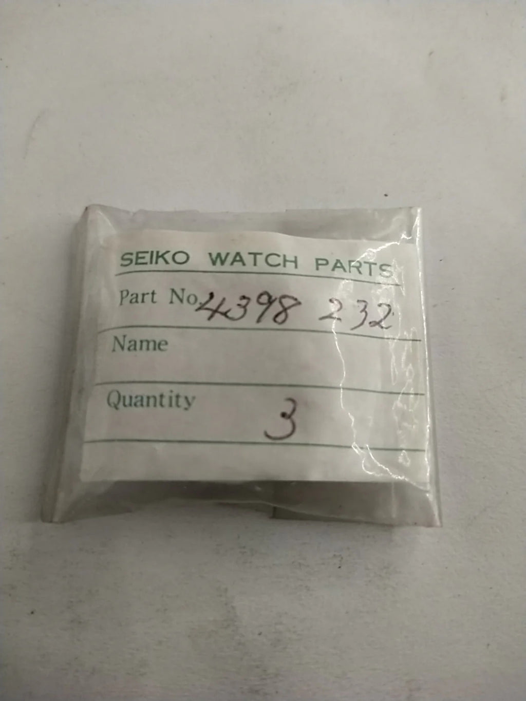 NOS Seiko original Digital Part . 4398 232 Price for one piece