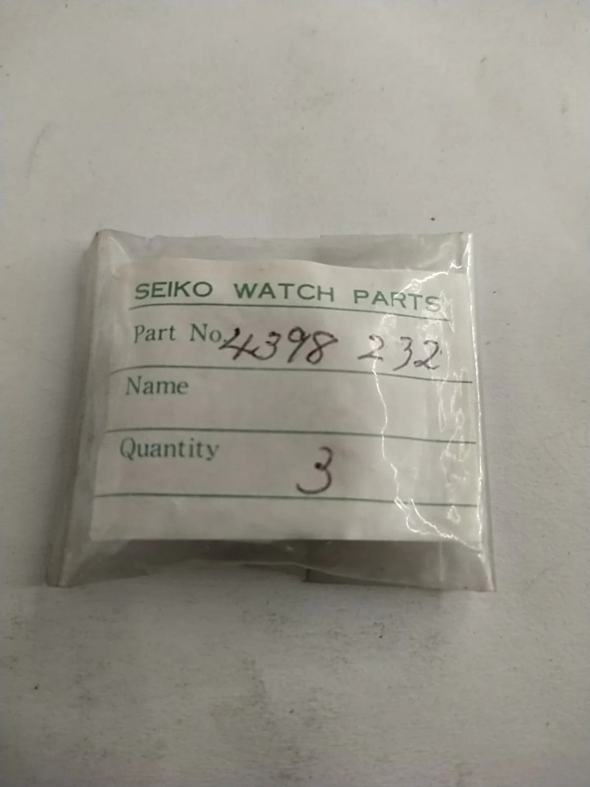 NOS Seiko original Digital Part . 4398 232 Price for one piece