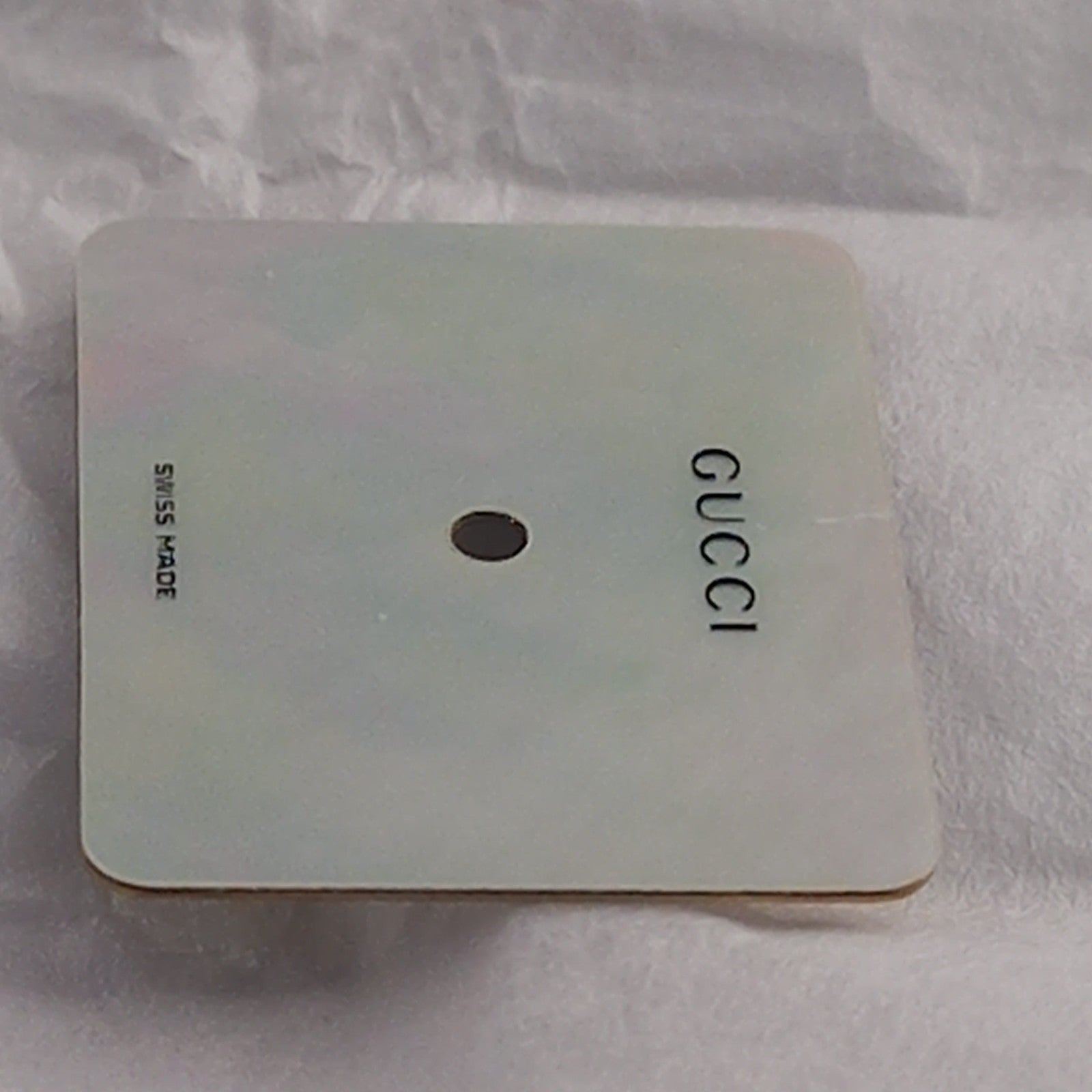 GUCCI Original /  Dail CADRAN BLANC  / Part No. 051.A332.1/   color  MOP