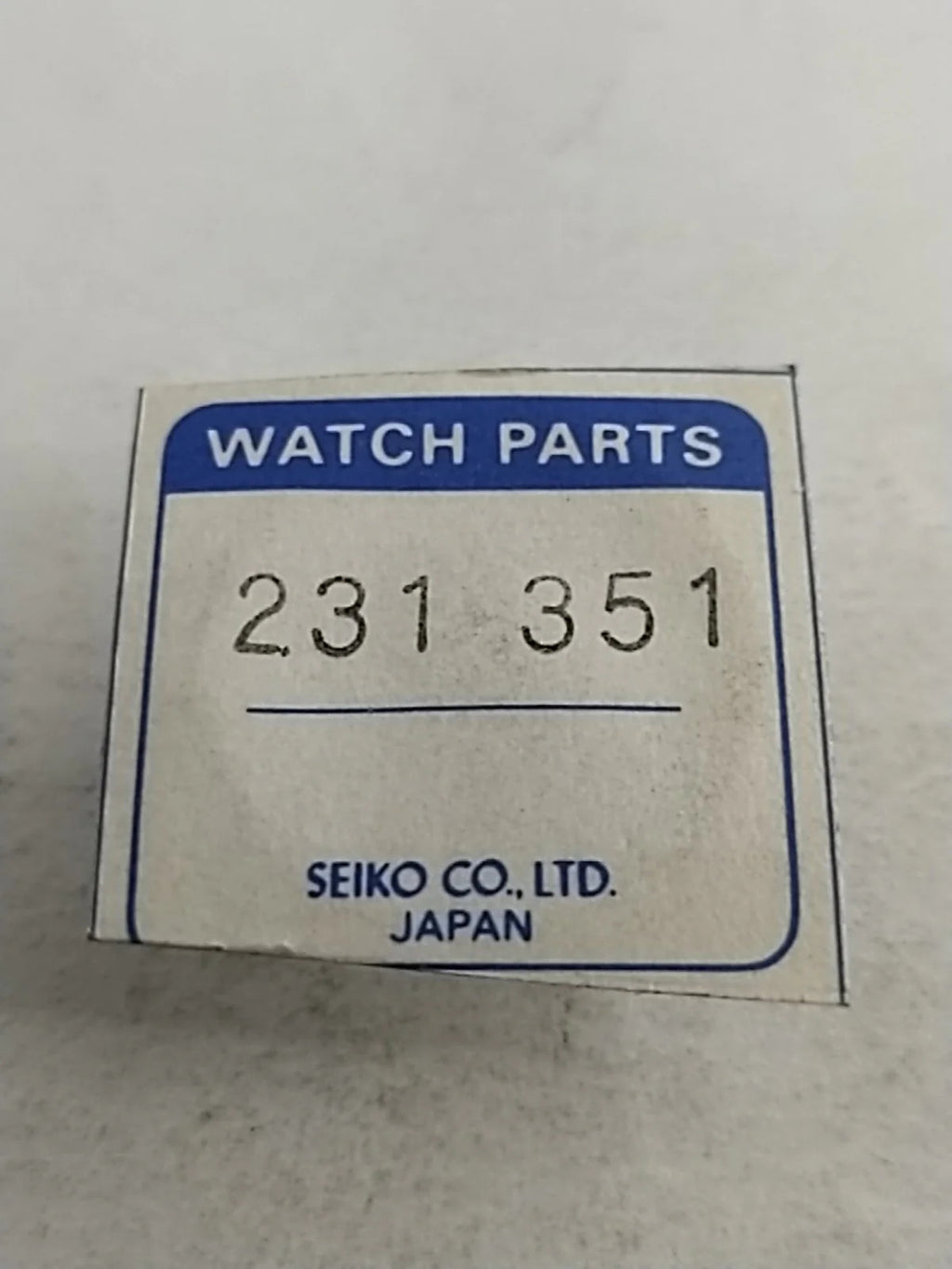 NOS Seiko Parts 231 351