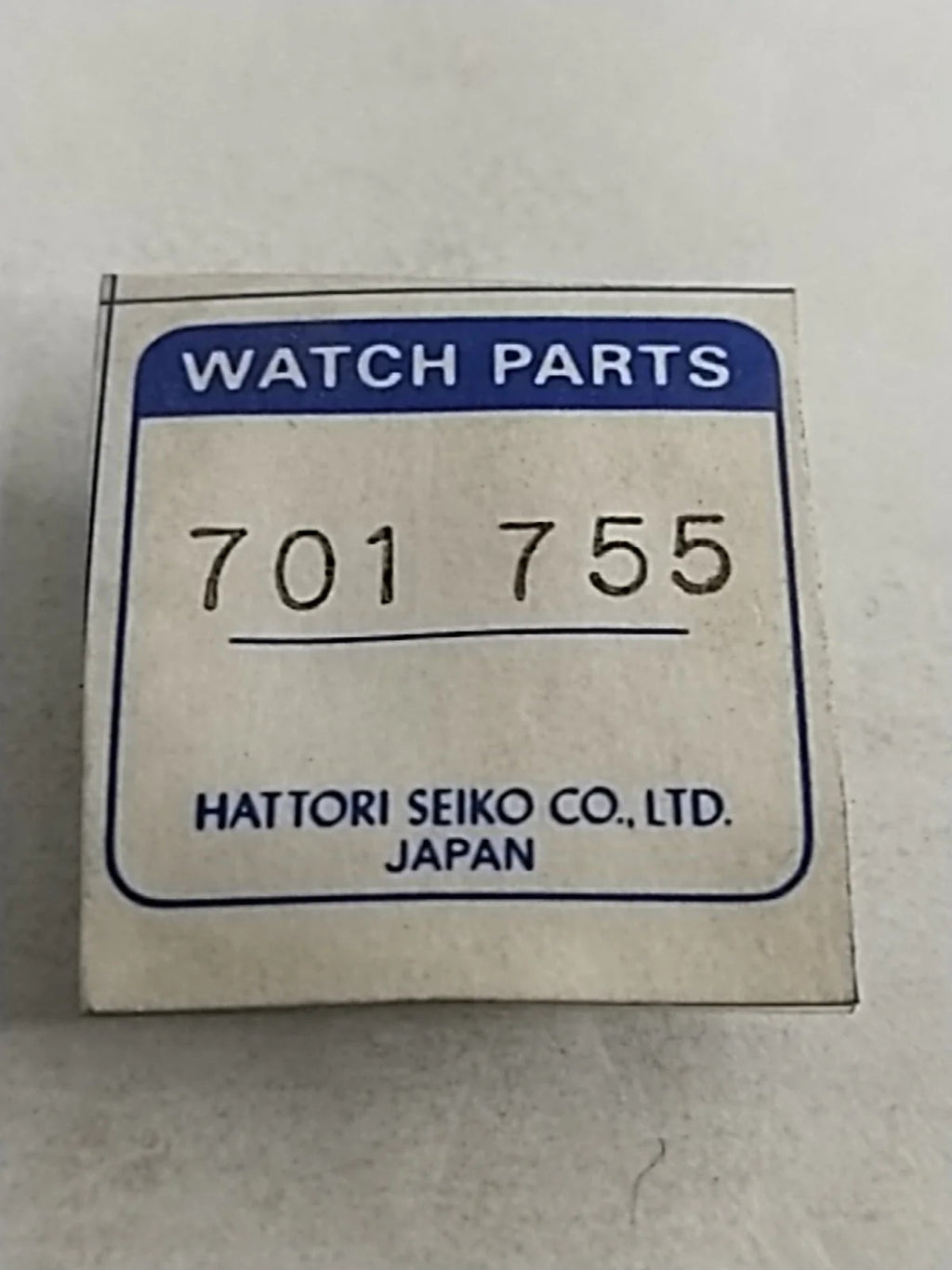 NOS Seiko Parts 701 755