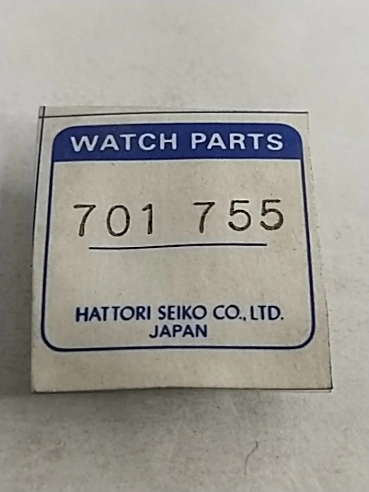NOS Seiko Parts 701 755