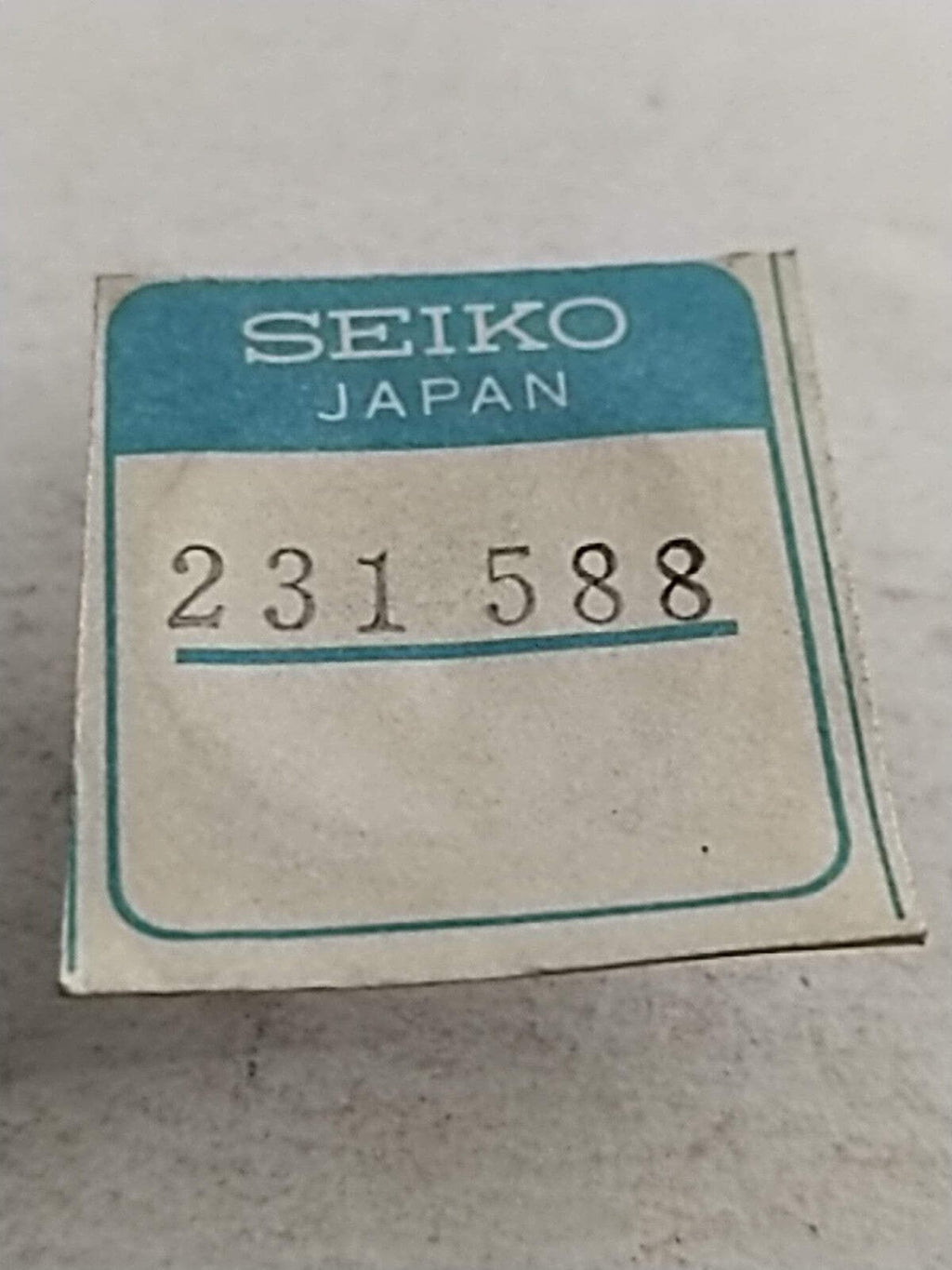 NOS Seiko Parts 231 588