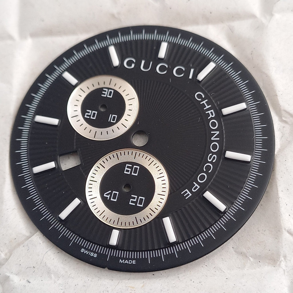 GUCCI Original /  chronograph Dail   / Part No. YDA 05056/  BLACK Color 