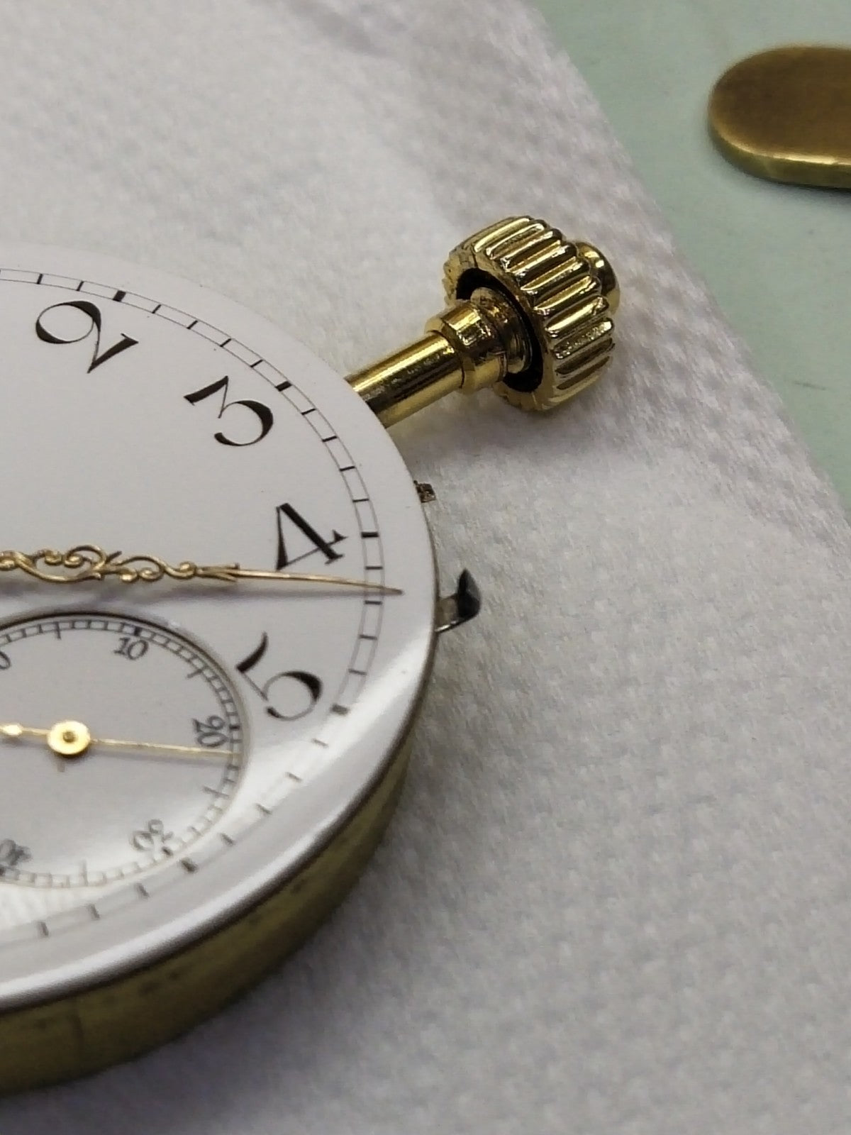 Longines manual movement With dial and hands / working perfectly  /used