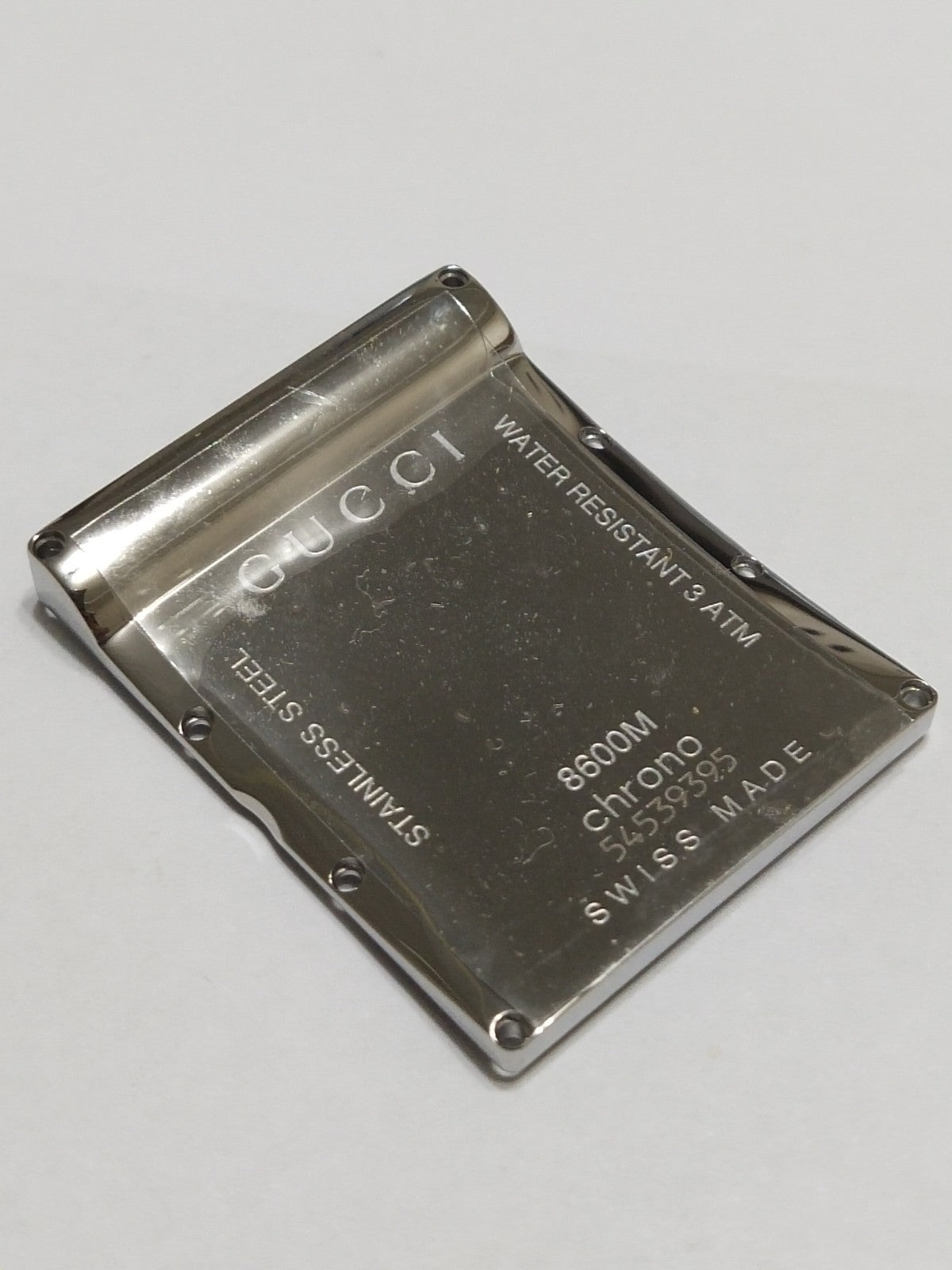 GUCCI Original /  Case Back/ Part No. 8600M Chrono