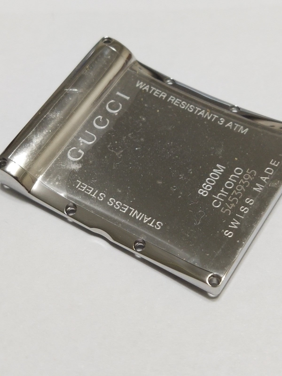 GUCCI Original /  Case Back/ Part No. 8600M Chrono