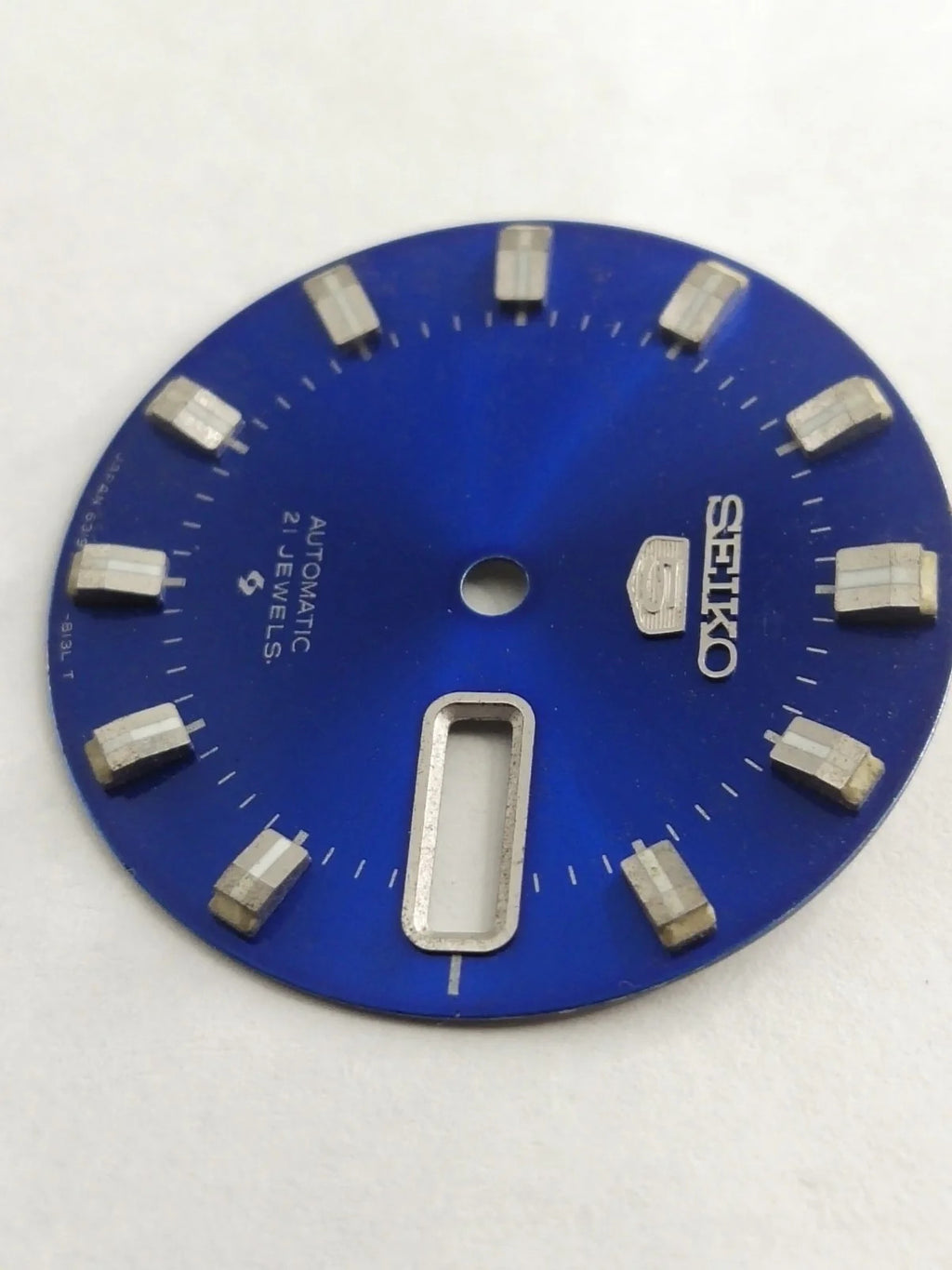 Original Seiko 5 Dial 6319-813LT light blue / used