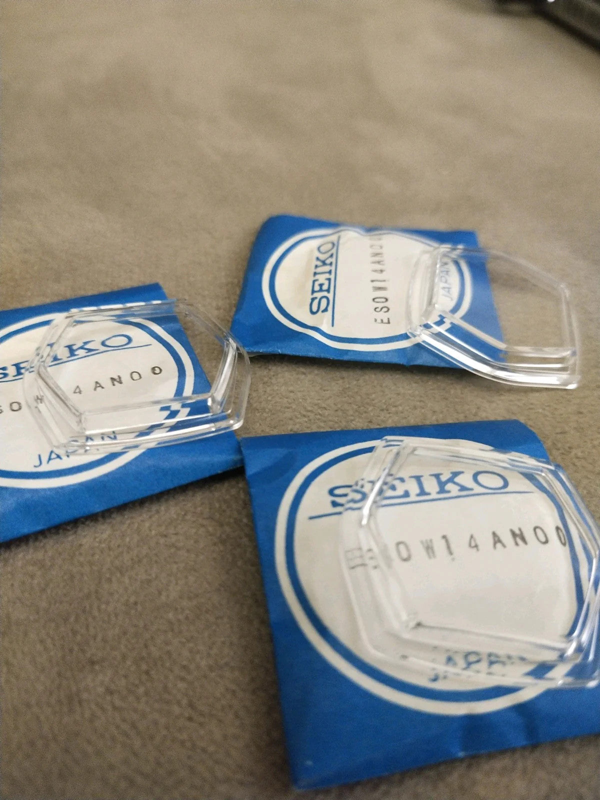 3 Pcs SEIKO GLASS Acrylic ESOW08AN
