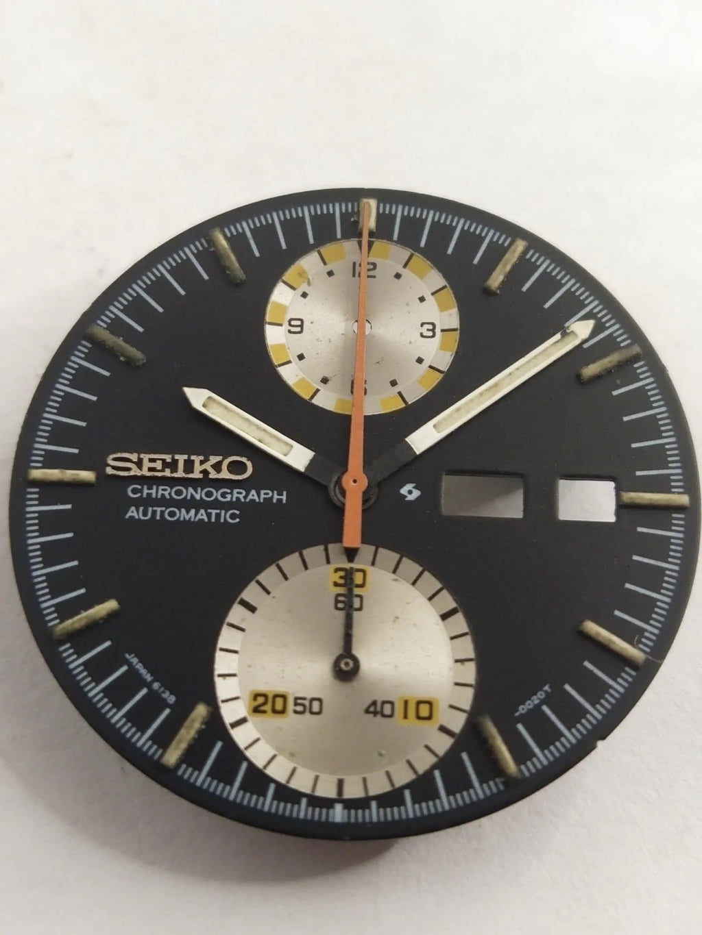 Original Seiko Dial Cal/ 6138 -0020T/With hands /used /