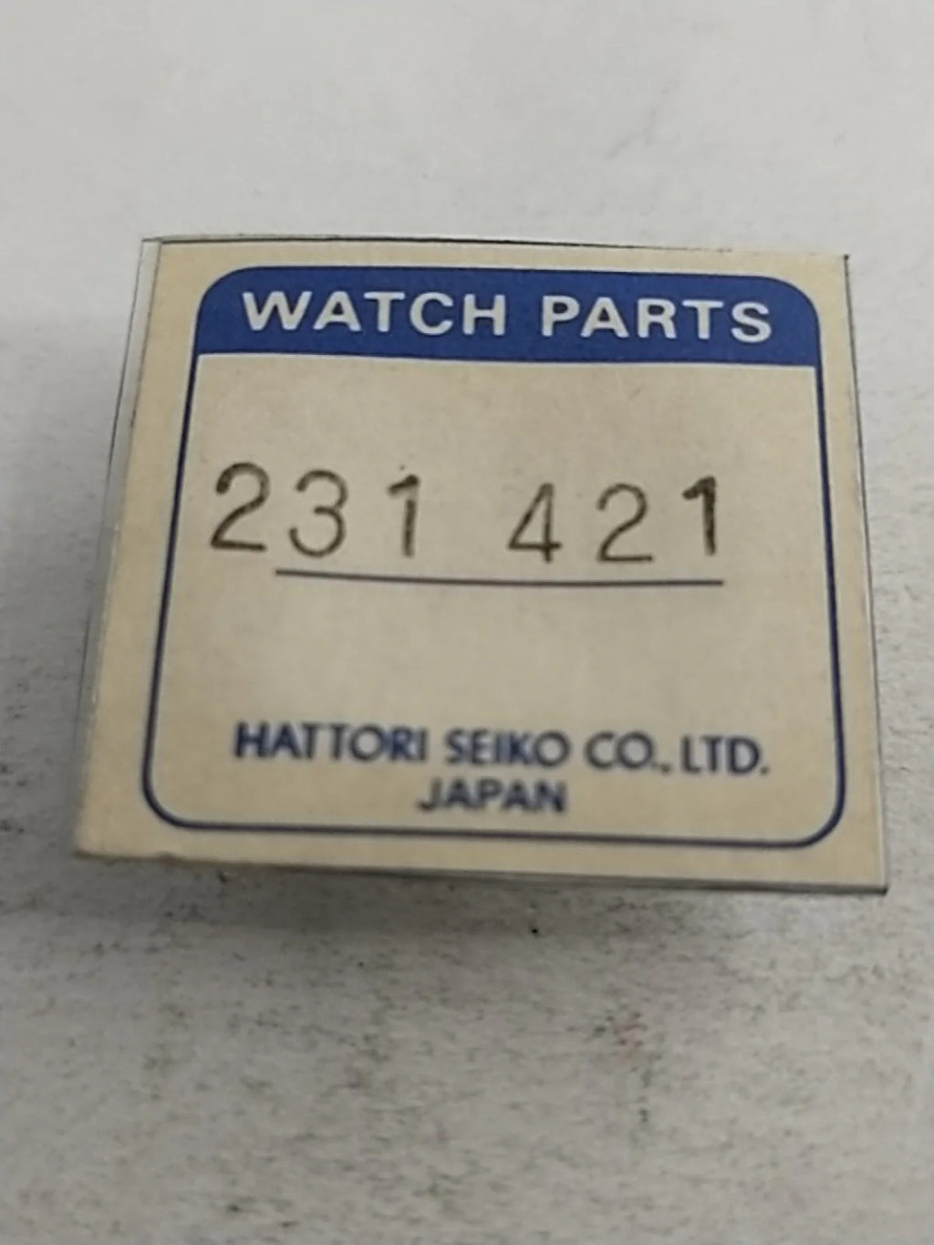 NOS Seiko Parts 231 421