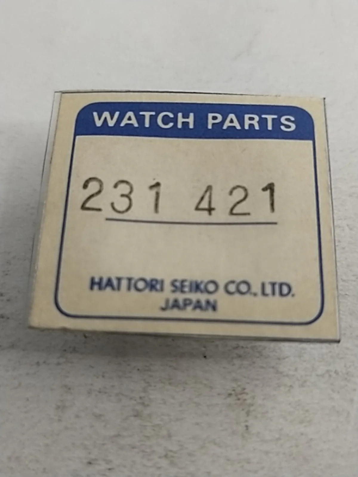 NOS Seiko Parts 231 421
