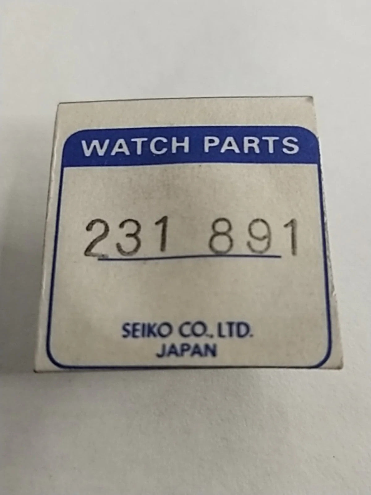 NOS Seiko Parts 231 891